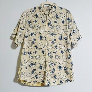 Reyn Spooner - Light Yellow Short Sleeve Aloha Shirt